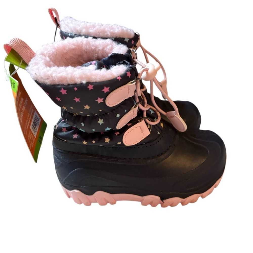 Member’s Mark Blue Hearts‎ Insulated Snow Boots NWT Size 9/10